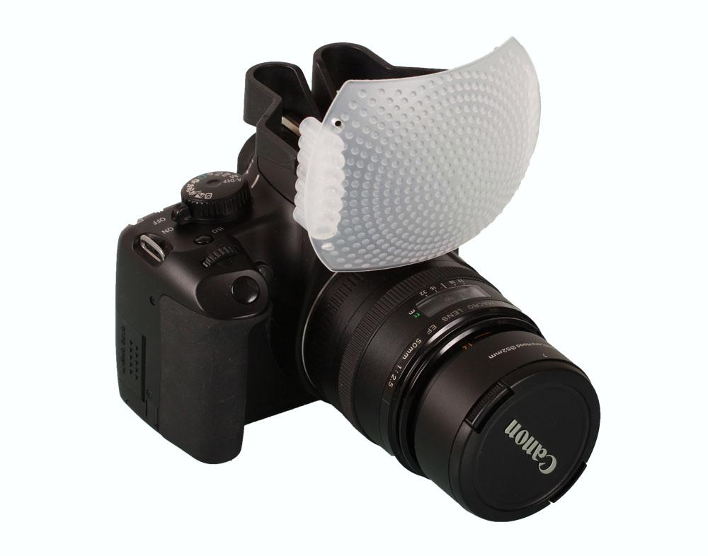 Universal Blitz-Diffusor zur Befestigung im Blitz-Schuh für Nikon D-Serie 